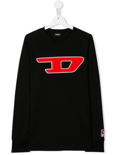 Diesel Kids толстовка с логотипом