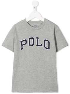 Ralph Lauren Kids футболка с вышитым логотипом