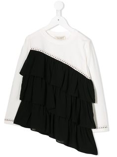 Twin-Set Kids футболка с оборками