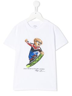 Ralph Lauren Kids футболка с принтом