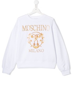 Moschino Kids толстовка с логотипом