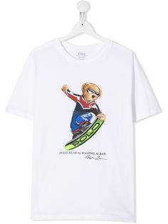 Ralph Lauren Kids футболка с принтом