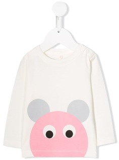 Stella McCartney Kids топ с длинными рукавами и графичным принтом