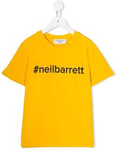 Neil Barrett Kids футболка с логотипом