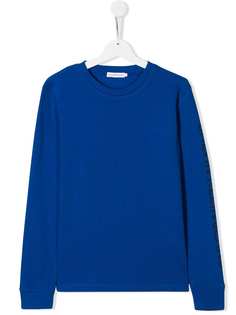 Calvin Klein Kids трикотажный топ с круглым вырезом