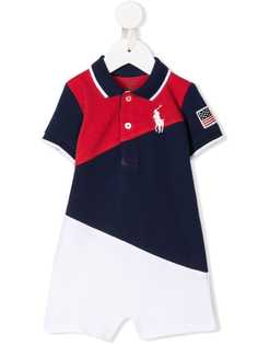 Ralph Lauren Kids ромпер в стиле колор-блок