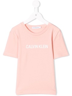 Calvin Klein Kids футболка с логотипом