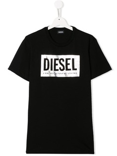 Diesel Kids футболка с логотипом