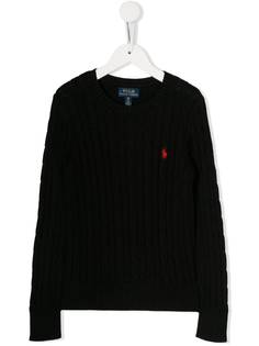 Ralph Lauren Kids джемпер фактурной вязки