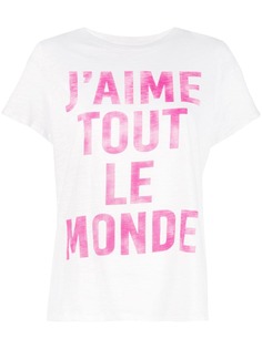 Cinq A Sept футболка Jaime Tout Le Monde