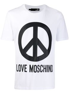 Love Moschino футболка с принтом