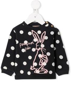 Emile Et Ida rabbit print sweatshirt