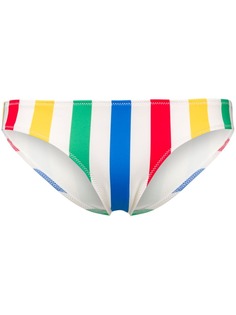 Solid & Striped плавки-бикини Elle в полоску