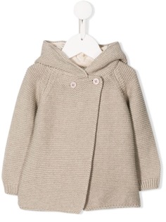Stella McCartney Kids вязаная куртка с капюшоном