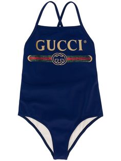 Gucci Kids купальник с логотипом