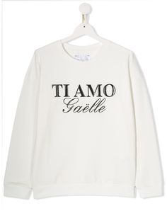 Gaelle Paris Kids толстовка с нашивкой-логотипом