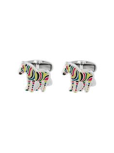 PAUL SMITH запонки в виде зебры