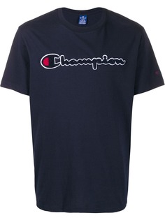 Champion футболка с вышитым логотипом