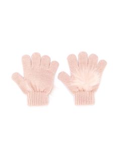 LIU JO перчатки с помпоном