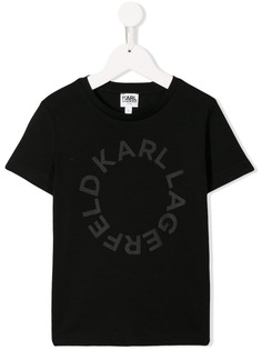 Karl Lagerfeld Kids футболка с логотипом