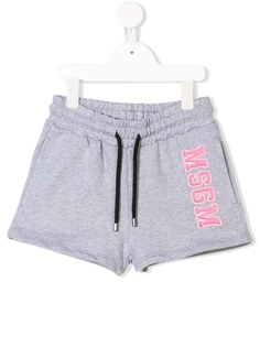 Msgm Kids спортивные шорты в стиле casual