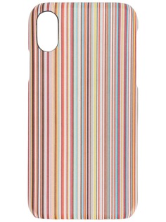 PAUL SMITH чехол для iPhone X в полоску