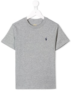 Ralph Lauren Kids футболка с вышитым логотипом