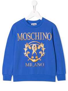 Moschino Kids толстовка с логотипом