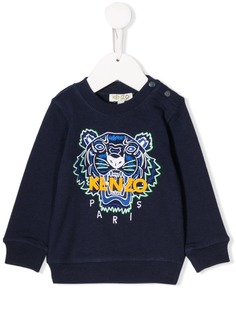 Kenzo Kids свитер с вышитым логотипом