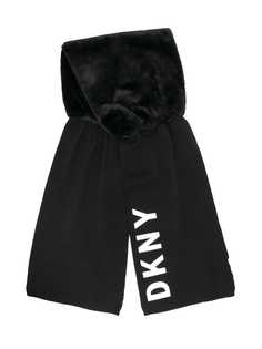 Dkny Kids шарф с меховой отделкой