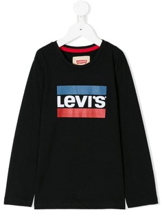 Levis Kids футболка с принтом логотипа