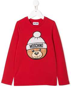 Moschino Kids толстовка с логотипом