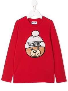 Moschino Kids толстовка с логотипом