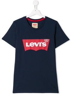 Levis Kids футболка с принтом логотипа