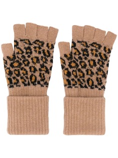 Paul Smith перчатки с леопардовым принтом