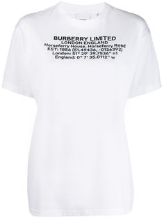 Burberry футболка с логотипом