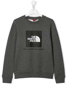The North Face Kids свитер с длинными рукавами и логотипом