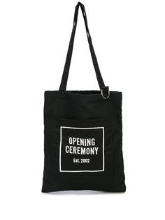 Opening Ceremony сумка-тоут с нашивкой-логотипом