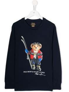 Ralph Lauren Kids свитер с принтом и логотипом
