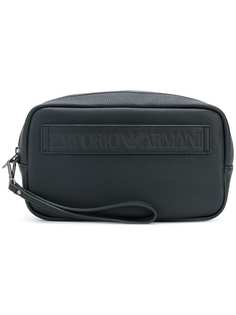Emporio Armani косметичка с тиснением логотипа