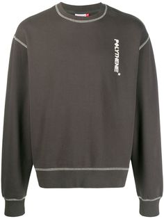 Polythene* Optics logo print sweatshirt