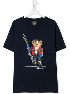 Ralph Lauren Kids футболка Teddy Bear Ski