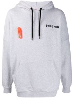 Palm Angels худи оверсайз с логотипом