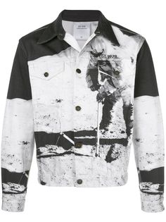 Calvin Klein Jeans Est. 1978 джинсовая куртка с принтом Moon Landing
