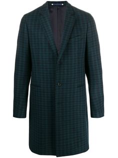 PS Paul Smith однобортное пальто в клетку