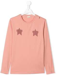 Elisabetta Franchi La Mia Bambina футболка с бахромой