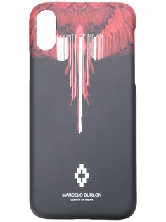 Marcelo Burlon County Of Milan чехол с принтом для iPhone X