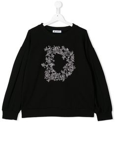 Dondup Kids толстовка с вышитым логотипом