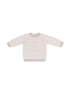 Fendi Kids джемпер Karligraphy в полоску