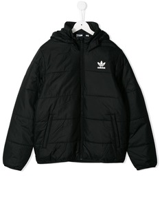 adidas Kids куртка-пуховик с логотипом